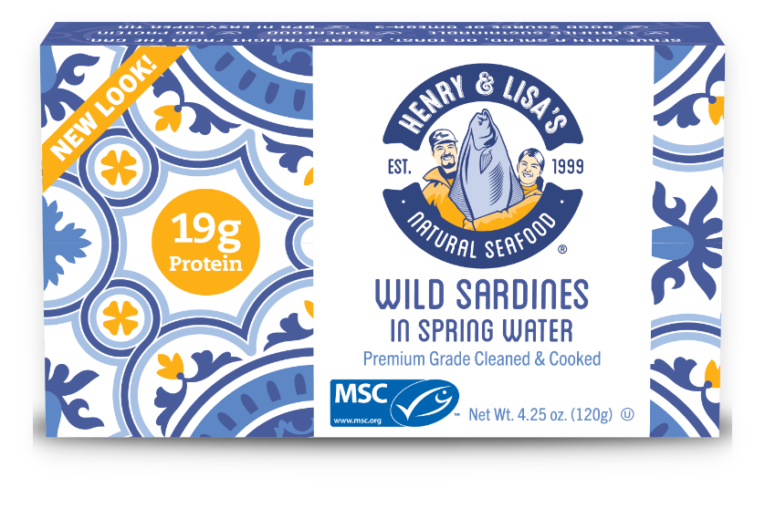 WILD SARDINES IN SPRING WATER
