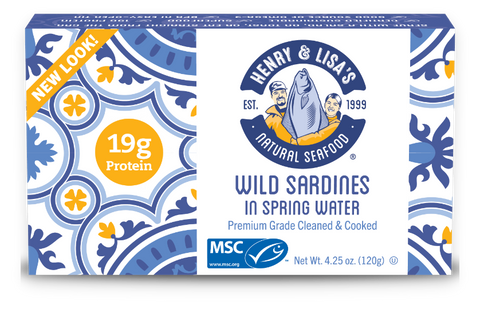 WILD SARDINES IN SPRING WATER WILD SARDINES IN SPRING WATER