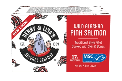 Box of Henry & Lisa's Wild Alaskan Pink Salmon 