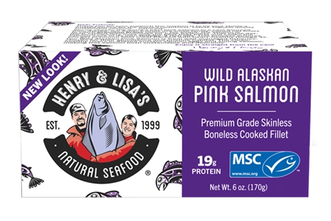 Box of Henry & Lisa's Wild Alaskan Pink Salmon