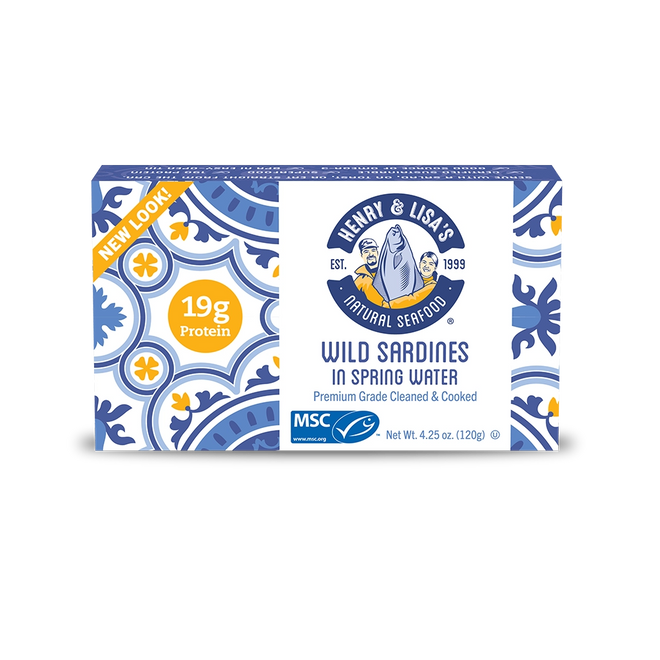 WILD SARDINES IN SPRING WATER