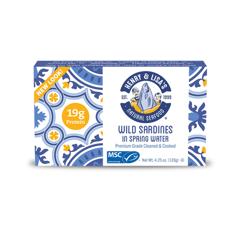 WILD SARDINES IN SPRING WATER