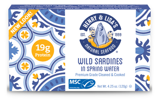 WILD SARDINES IN SPRING WATER
